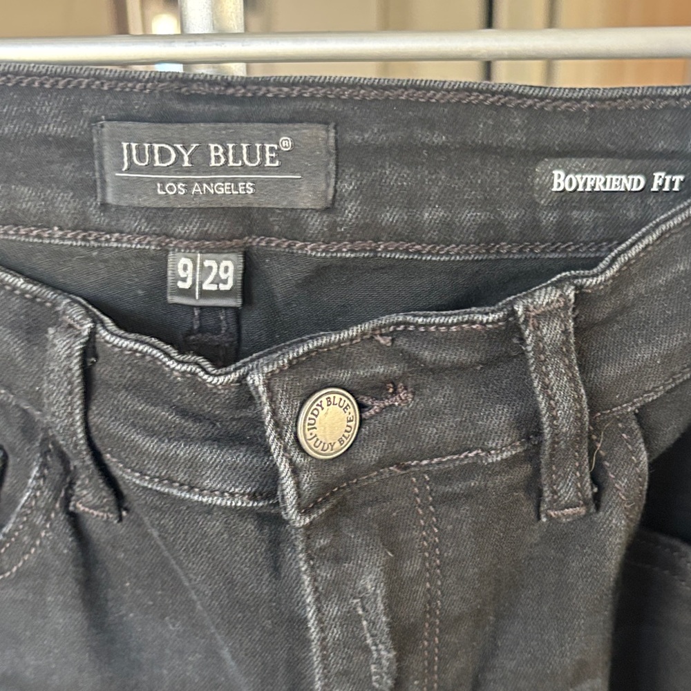 Judy Blue Ripped Black Jeans for Women SZ 9/29 - Picture 3 of 8